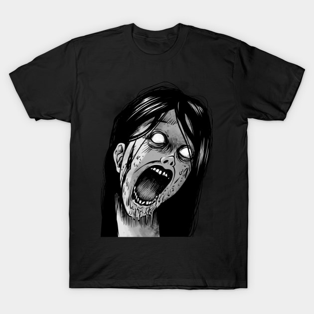 Zombie Girl T-Shirt by Red Rov